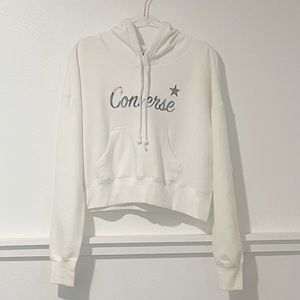 CONVERSE Crop Hoodie NWT